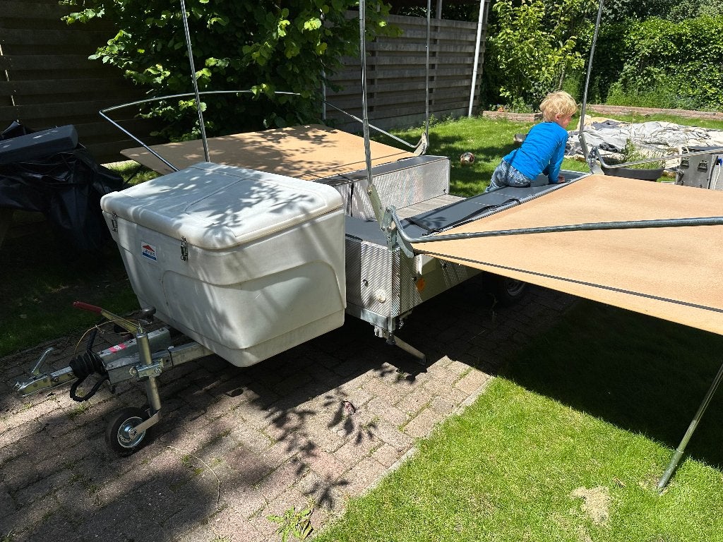 Vouwwagen Cabanon/Eurocamper Futura 2010 Casco goede staat, Ophalen, Meerkleurig, Cabanon, Aanwezig