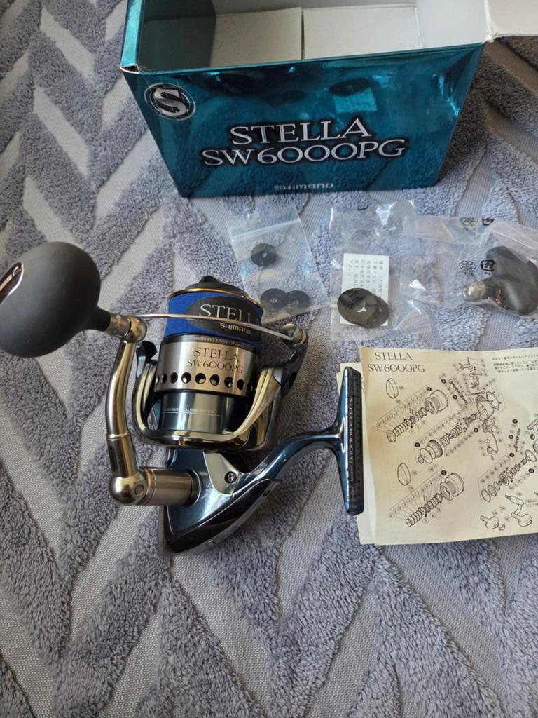 Shimano stella SW 6000PG, Ophalen of Verzenden, Zo goed als nieuw, Molen