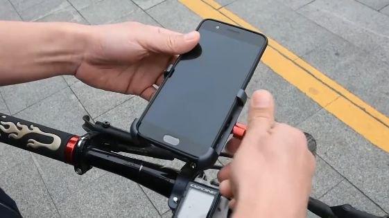 Aluminium smartphone houder voor (race)fiets/mtb/ebike, Ophalen of Verzenden, Nieuw