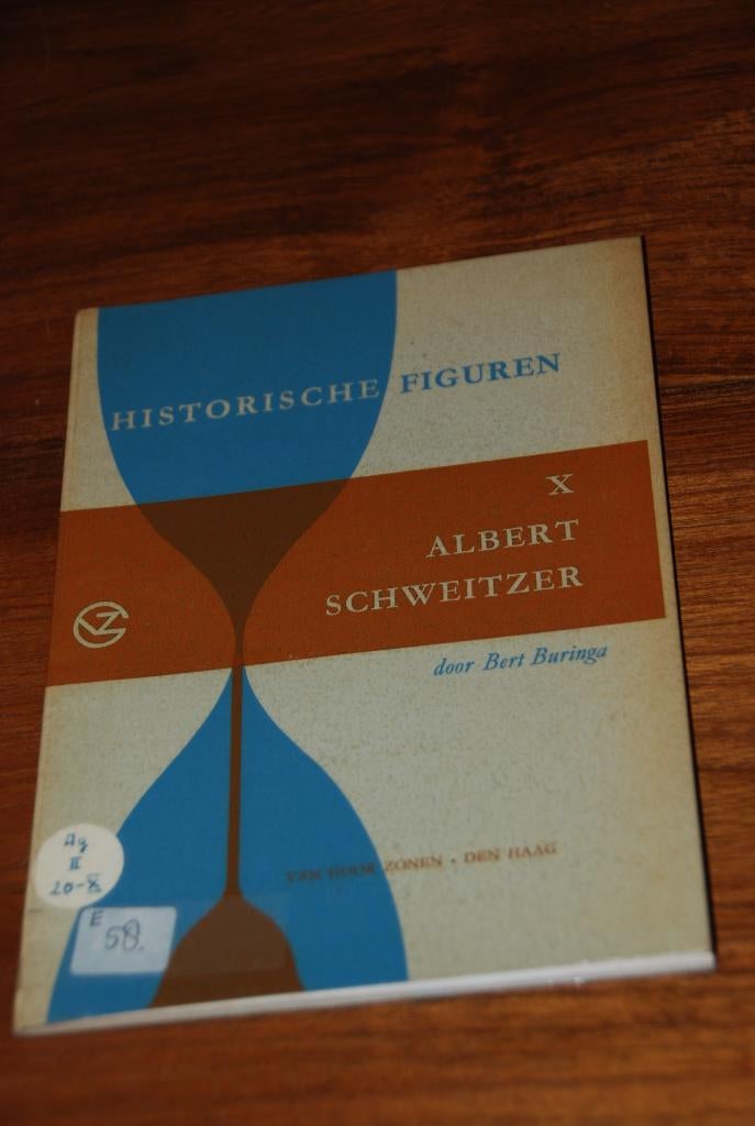 Albert schweitzer, lichtend voorbeeld., Ophalen of Verzenden, Gelezen, Bert buringa, Non-fictie