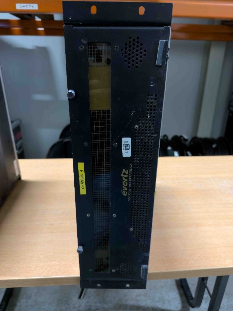 Evertz 7700FR-C met VIP- en PTX-kaarten, Dual PSU, Ophalen of Verzenden, Gebruikt