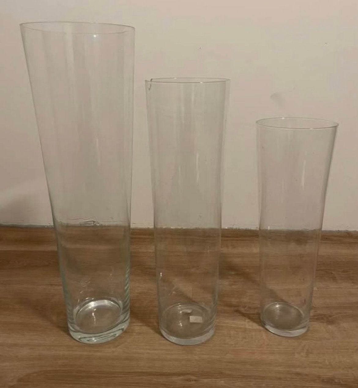 Glazen vazen. Voor tuinen en planten, Ophalen, Gebruikt, Overige kleuren, 50 tot 75 cm