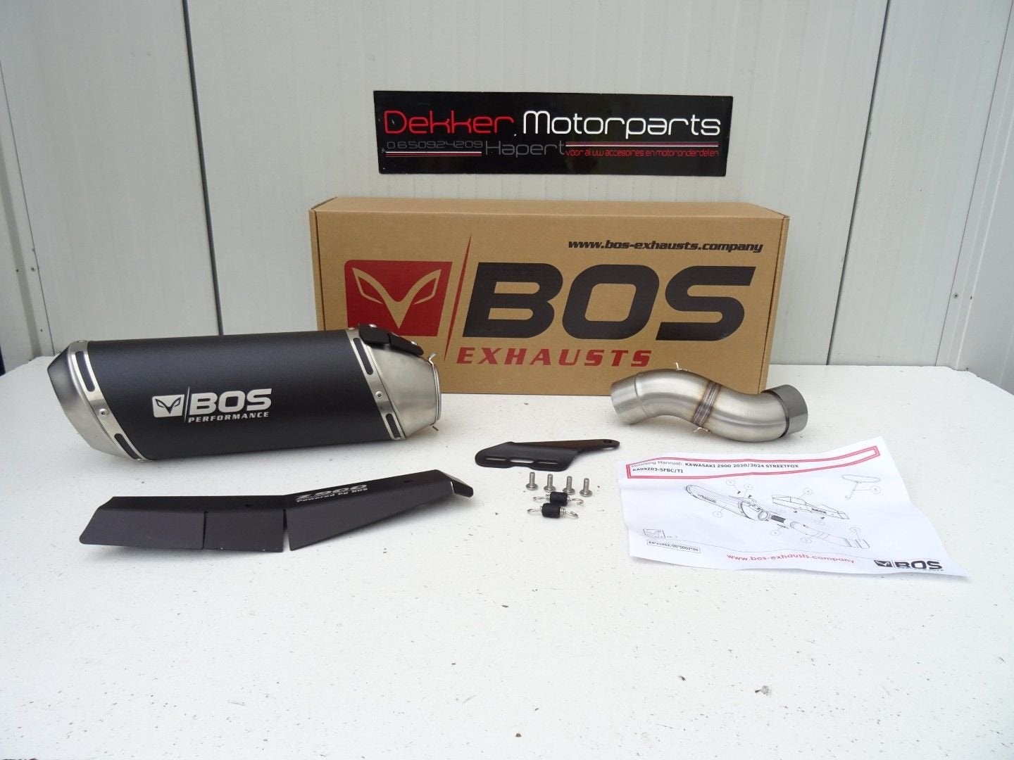 Bos Streetfox Black Coated Demper Kawasaki Z900 2020-2024, -, -, Nieuw, Ophalen of Verzenden