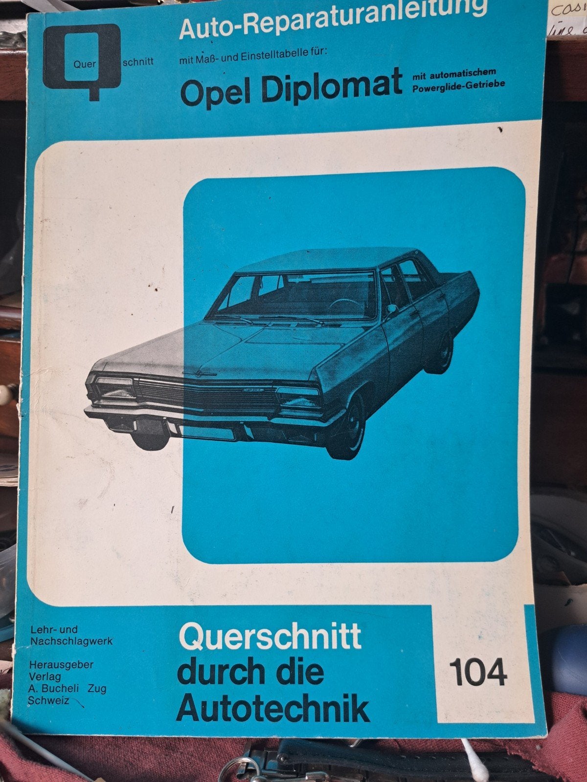 OPEL DIPLOMAT Reparatuur anleitung., Ophalen of Verzenden