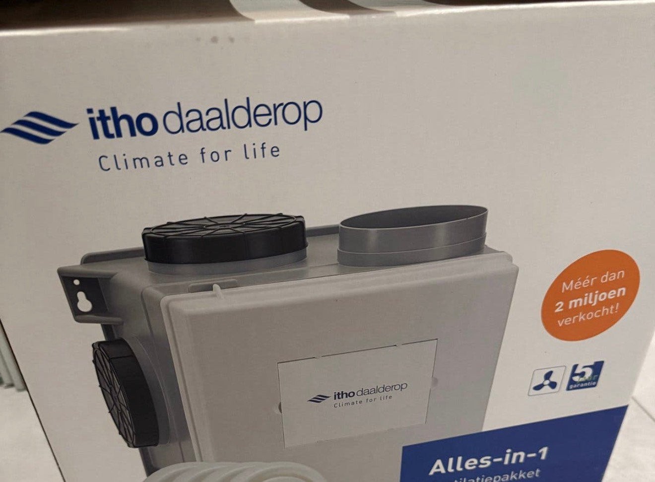 Itho Daalderop Mechanische Ventilatie Box (2015), Ophalen, Gebruikt, Ventilator