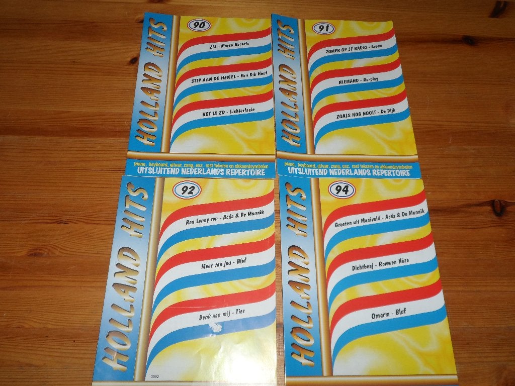 Holland Hits - 90 t/m 95 / 97 Nieuw!, Muziek en Instrumenten, Bladmuziek, Nieuw, Ophalen of Verzenden, Keyboard, Artiest of Componist
