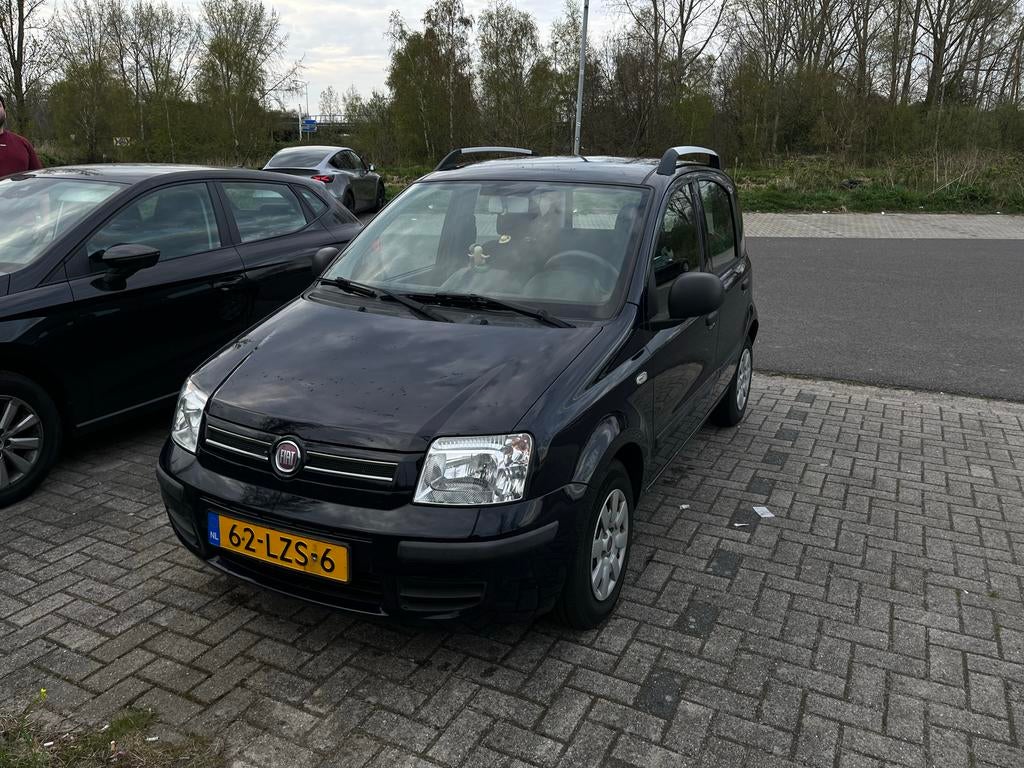 Fiat Panda 1.2 - 2010 - Blauw, Auto's, Stof, 1242 cc, Origineel Nederlands, Handgeschakeld