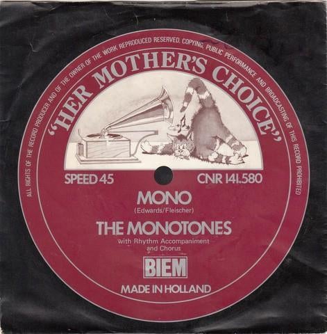 The Monotones - Mono (Single), Gebruikt, 7 inch, Single, 1970 - 1979