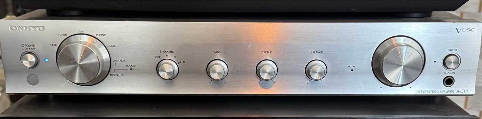 Onkyo A-5VL Geïntegreerde Versterker - Zilver, Ophalen, Gebruikt, ., 60 tot 120 watt