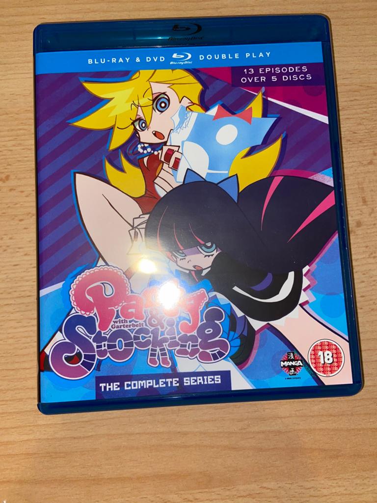 Panty & Stocking Anime Bluray Compleet!, Cd's en Dvd's, Blu-ray, Ophalen of Verzenden, Zo goed als nieuw