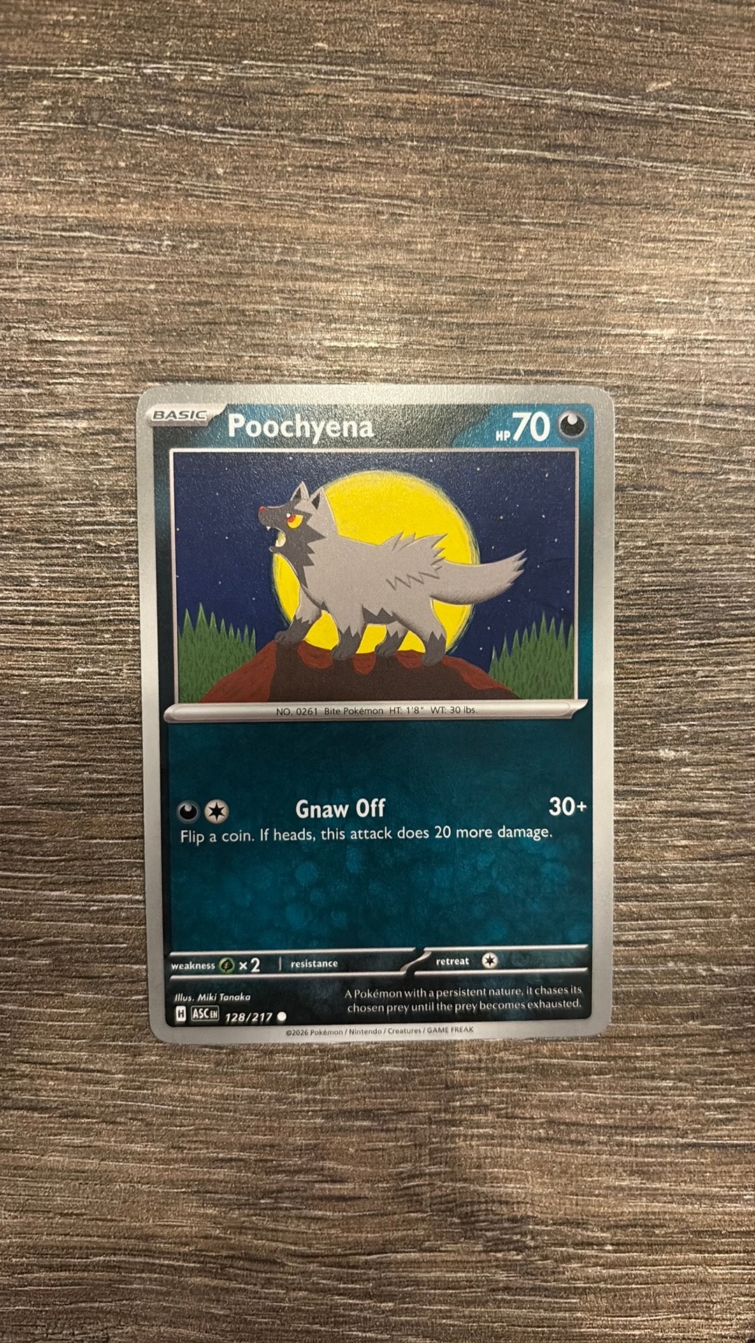 ASC Poochyena 128/217, Ophalen of Verzenden, Zo goed als nieuw