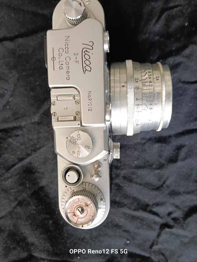 Nicca 3-F Vintage Camera met Lens - Zeldzaam en Functioneel, Ophalen of Verzenden, Gebruikt, Compact, Overige Merken