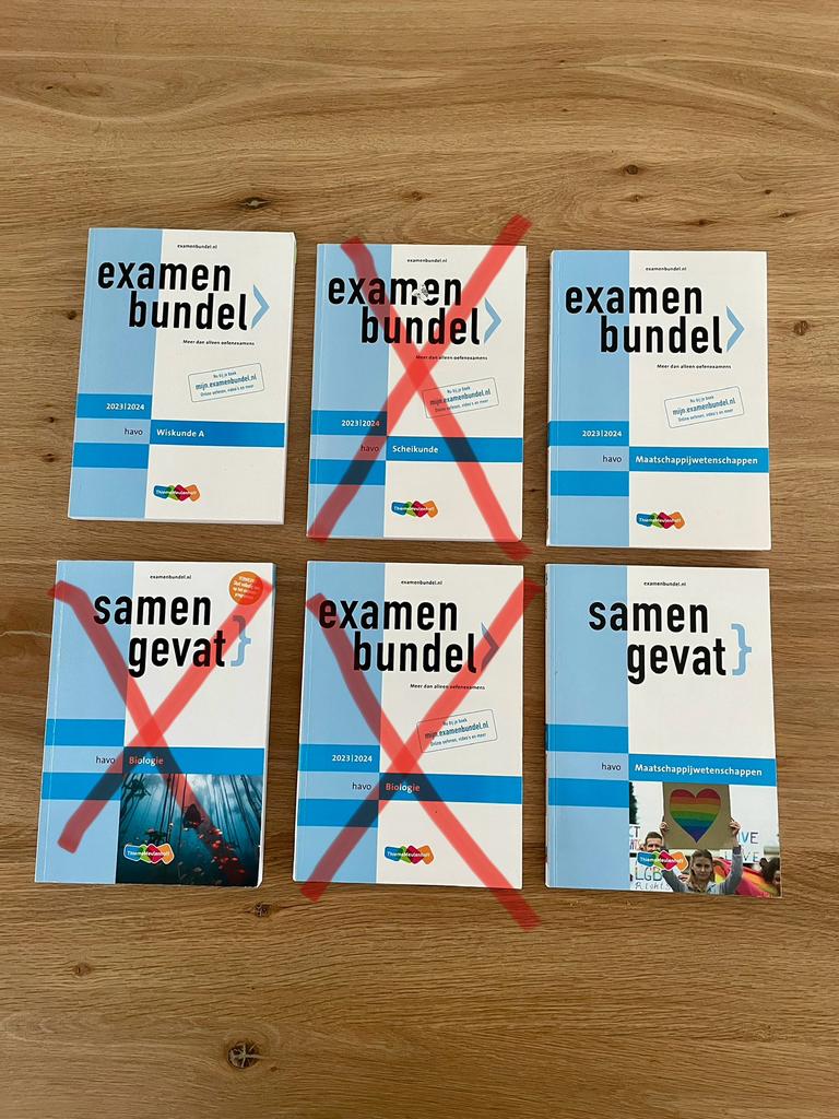 Examenbundel / Havo: Profiel N&G, Ophalen of Verzenden, Zo goed als nieuw, Overige niveaus, Biologie