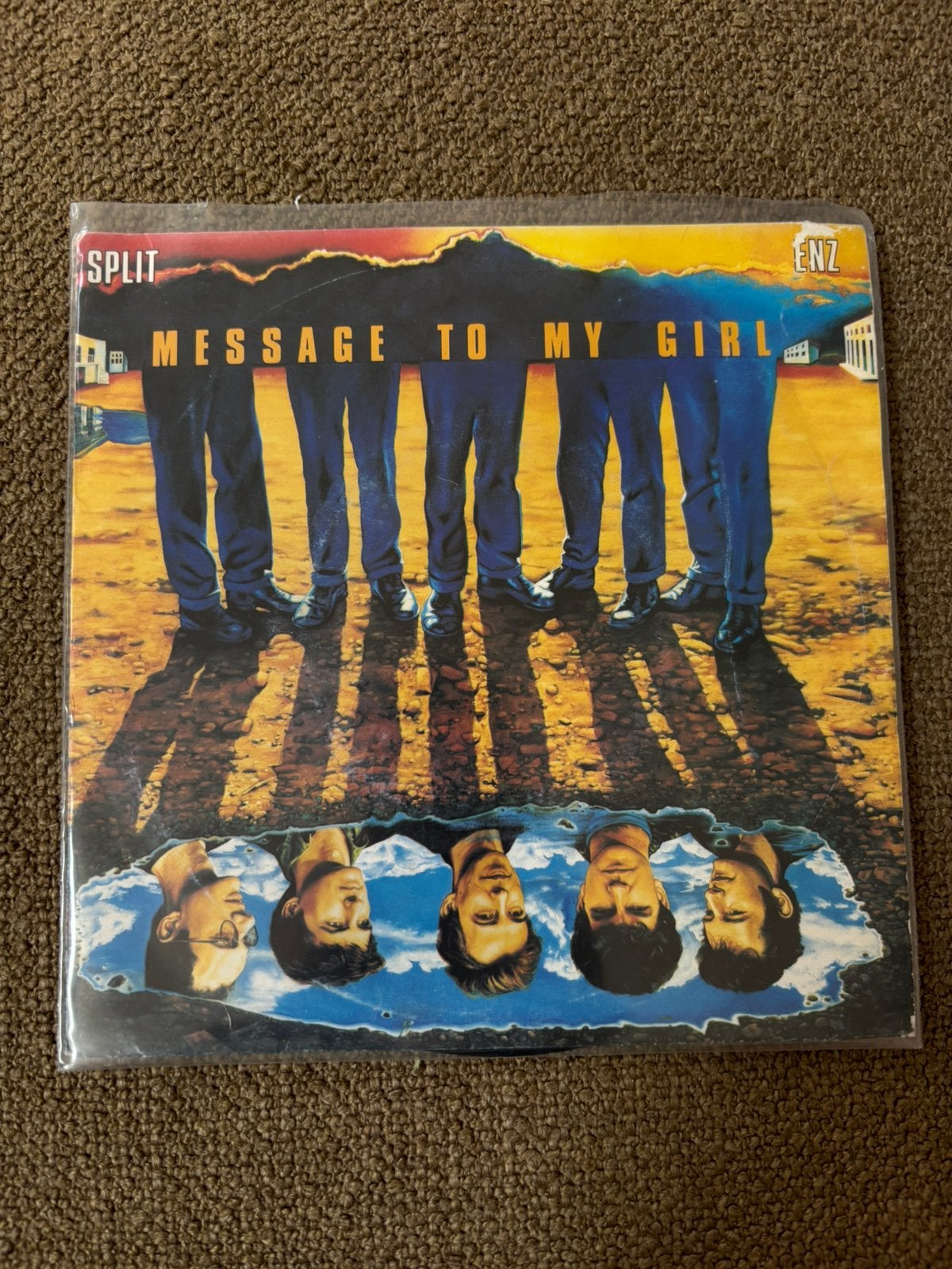 Split Enz - Message to my Girl, Ophalen of Verzenden, Zo goed als nieuw, 7 inch, Pop