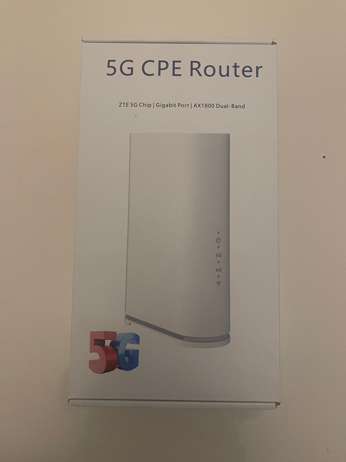 5G CPE Router ZTE 5G Chip | Gigabit Port | AX1800 Dual-Band, Ophalen of Verzenden, Nieuw