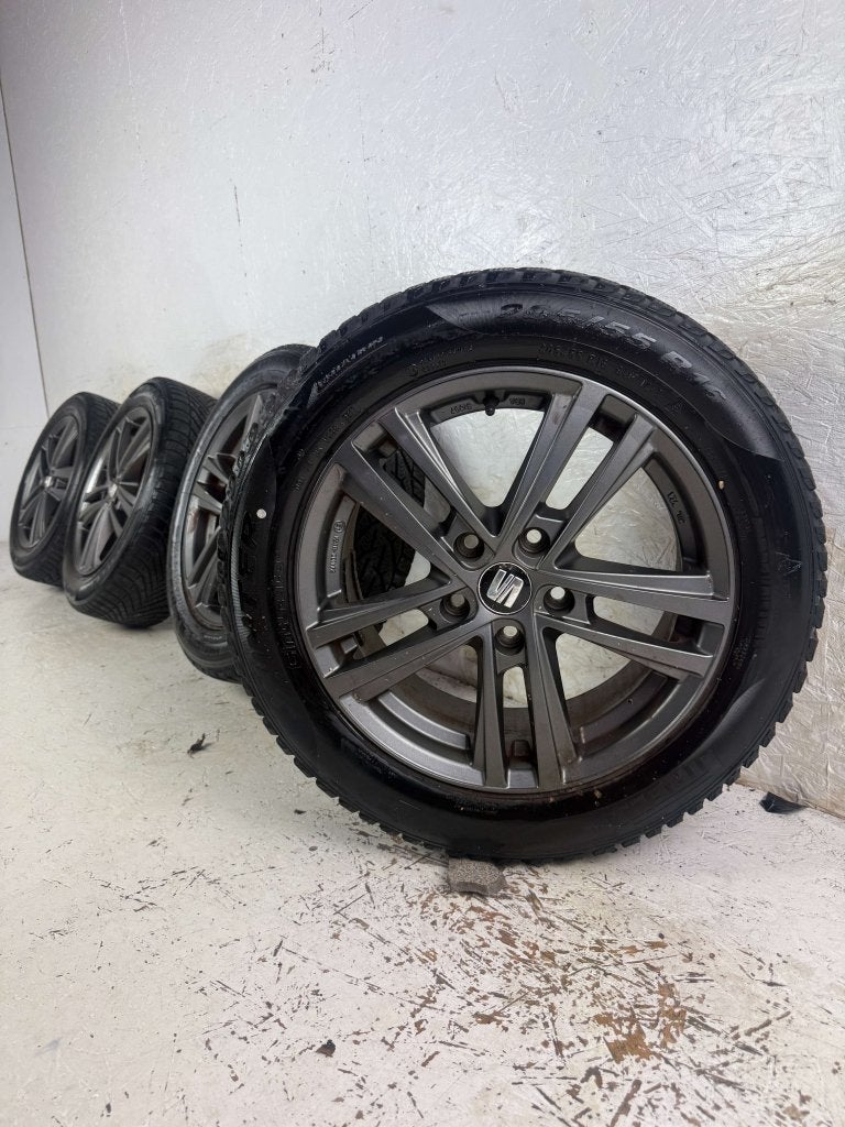 Seat Leon Altea Toledo Golf Caddy velgen 16" 5x112 winterset, Niet ingevuld, Gebruikt, 16 inch, Banden en Velgen