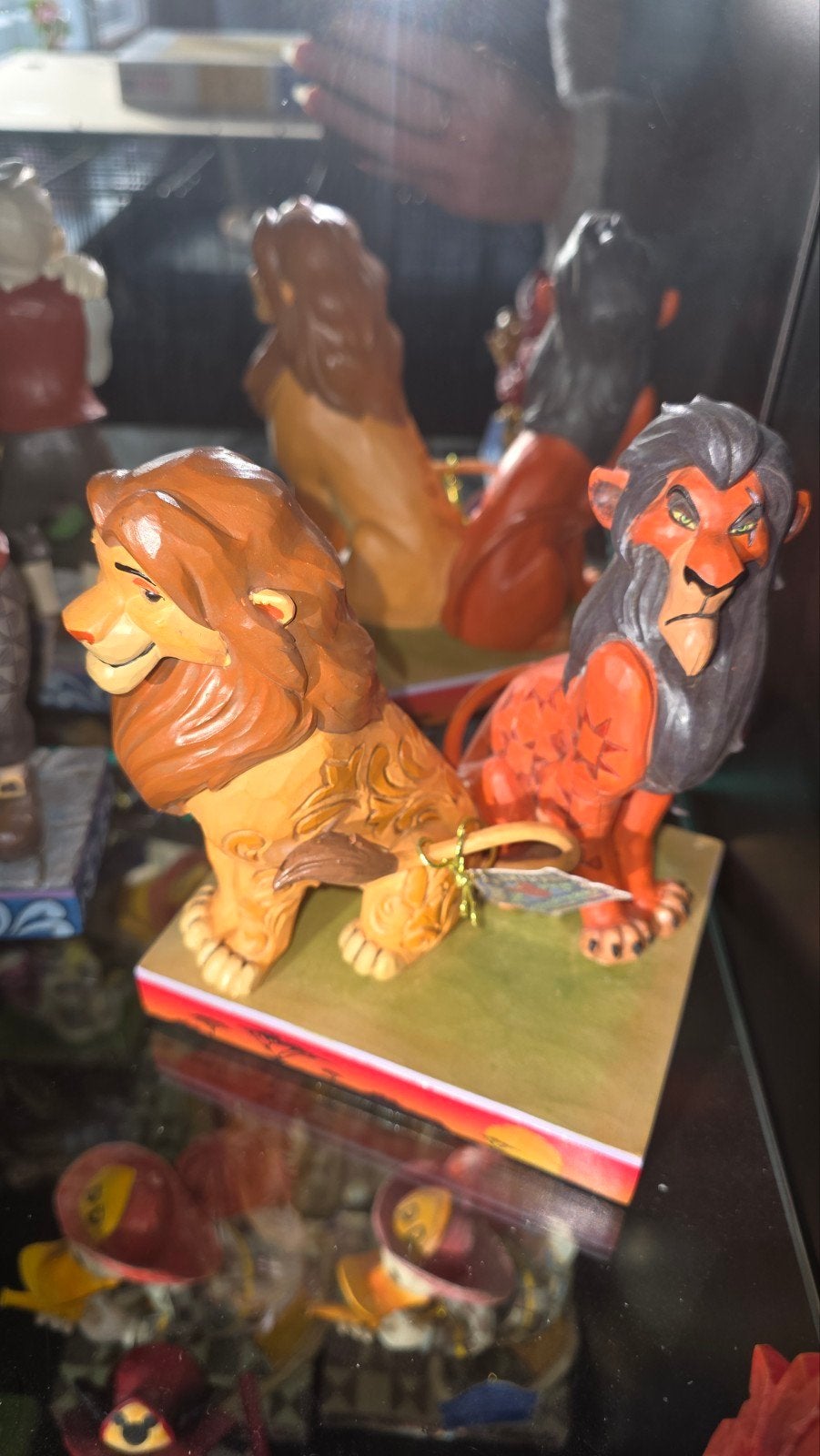 Disney Traditions Leeuwenkoning beeldje met doos, Verzamelen, Ophalen, Leeuwenkoning of Jungle Boek, Zo goed als nieuw, Beeldje of Figuurtje