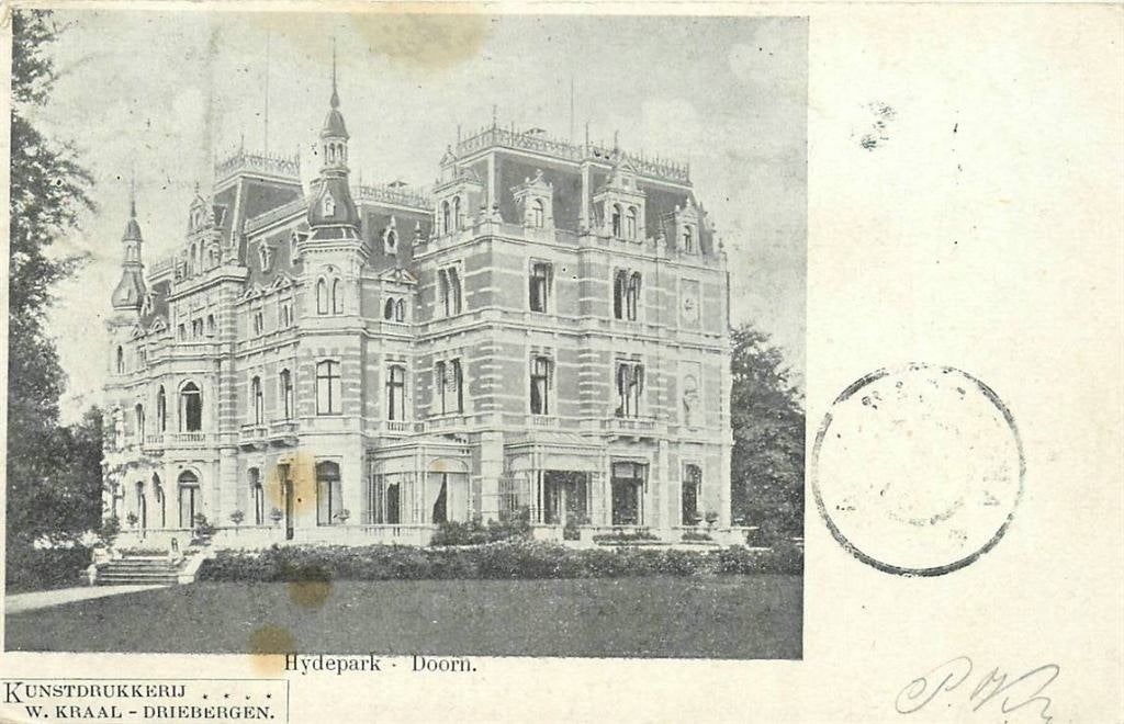 388-379-023 Doorn Hydepark, Verzenden, Voor 1920, Utrecht