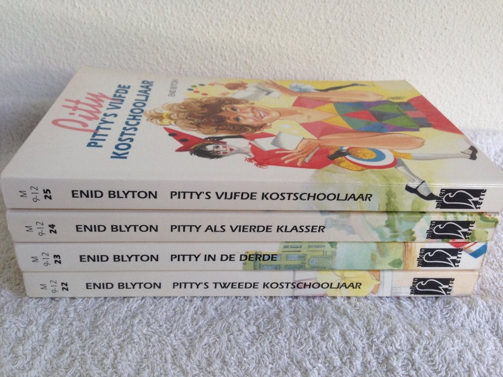 💚4 PITTY Boekjes van Enid Blyton uit 1991., Verzenden, Zo goed als nieuw, Fictie, Enid Blyton