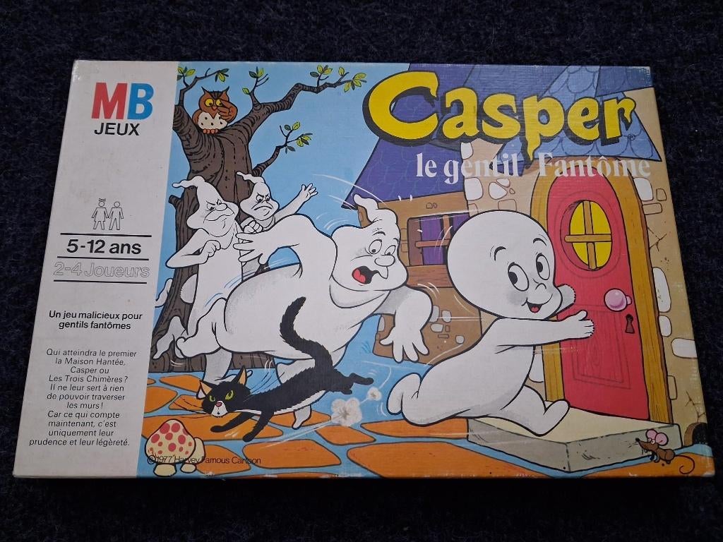 Bordspel Casper le gentil Fantôme, Hobby en Vrije tijd, Gezelschapsspellen | Bordspellen, Ophalen, Zo goed als nieuw, MB Spellen