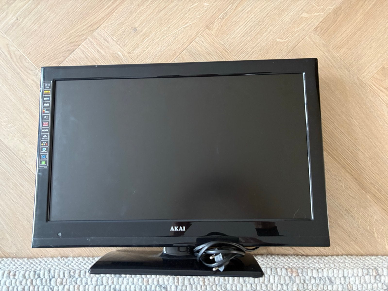 Akai LED Slim TV met ingebouwde DVD-speler en wandhouder, Audio, Tv en Foto, Ophalen, LED, 50 Hz, HD Ready (720p)