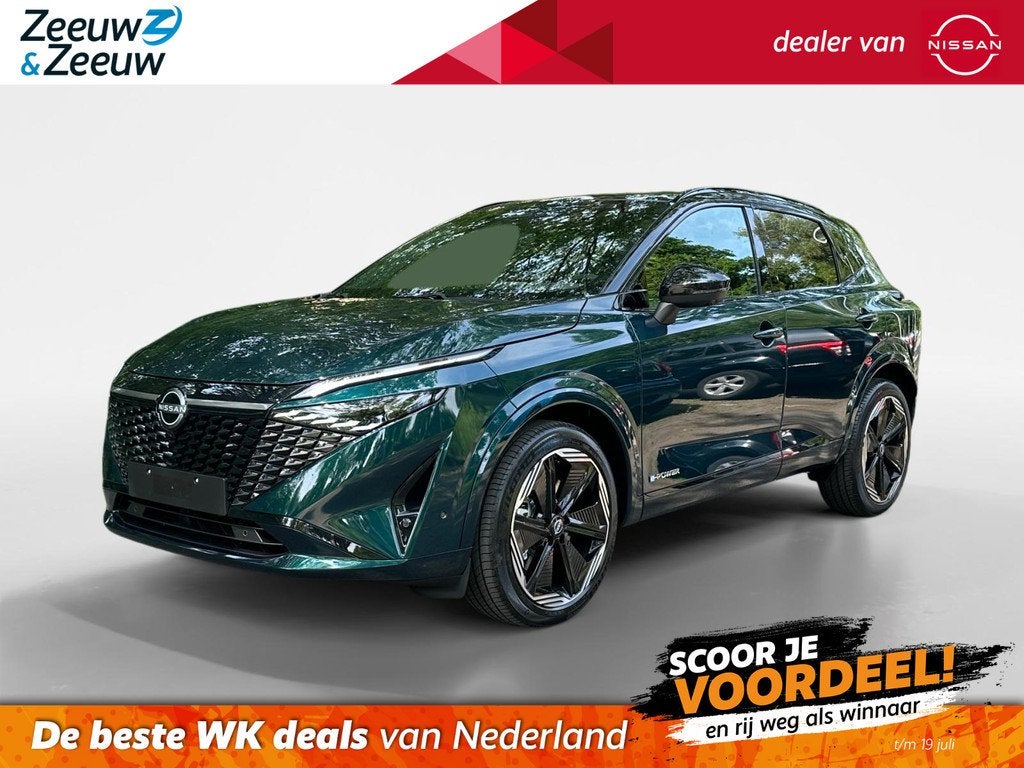 Nissan Qashqai 1.5 e-Power N-Design | DEMO vraag om huidige, Auto's, Nissan, 12 maanden, 1498 cc, Origineel Nederlands, Hybride Elektrisch/Benzine