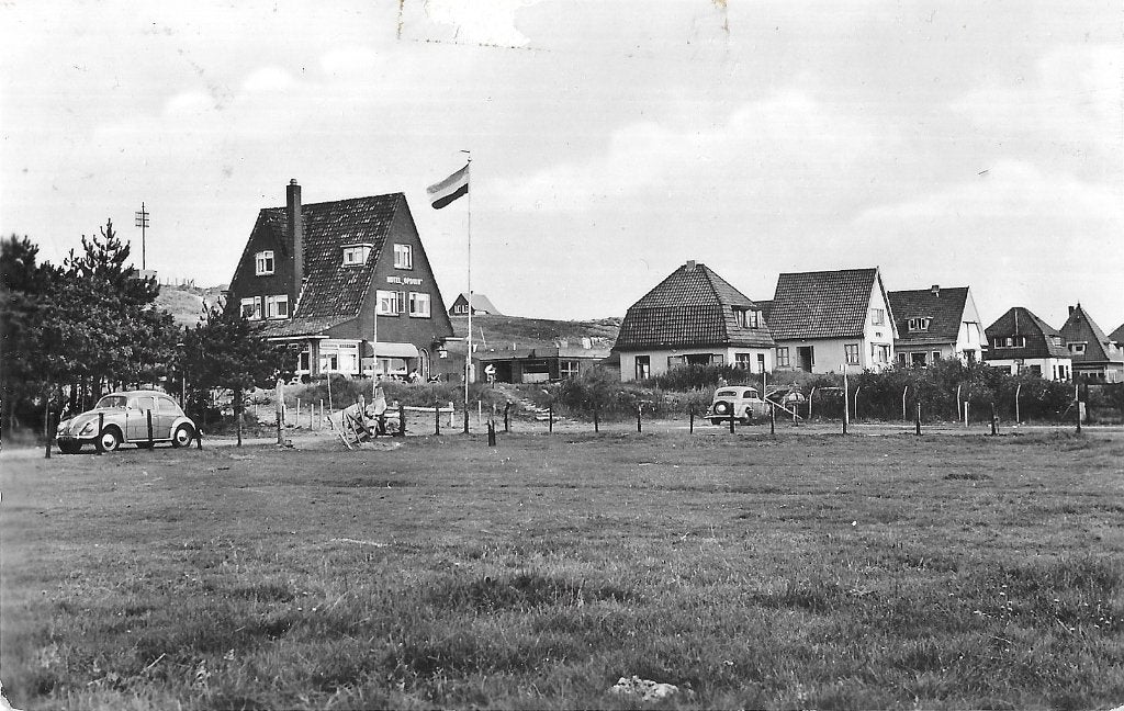 AK Texel, De Koog - Hotel Opduin, Verzenden, 1940 tot 1960, Gelopen, Waddeneilanden