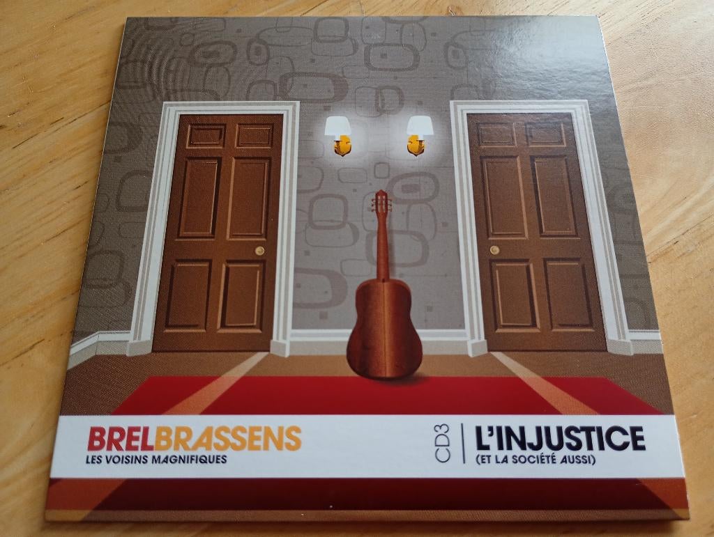 CD Jacques Brel, Georges Brassens - L'Injustice, Verzenden, Zo goed als nieuw