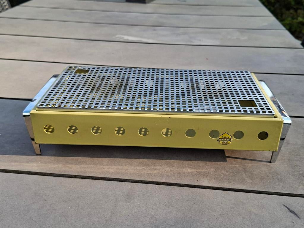 Vintage Brabantia Rechaud Warmhoudplaat Jaren 60/70 Groen, Antiek en Kunst, Ophalen of Verzenden