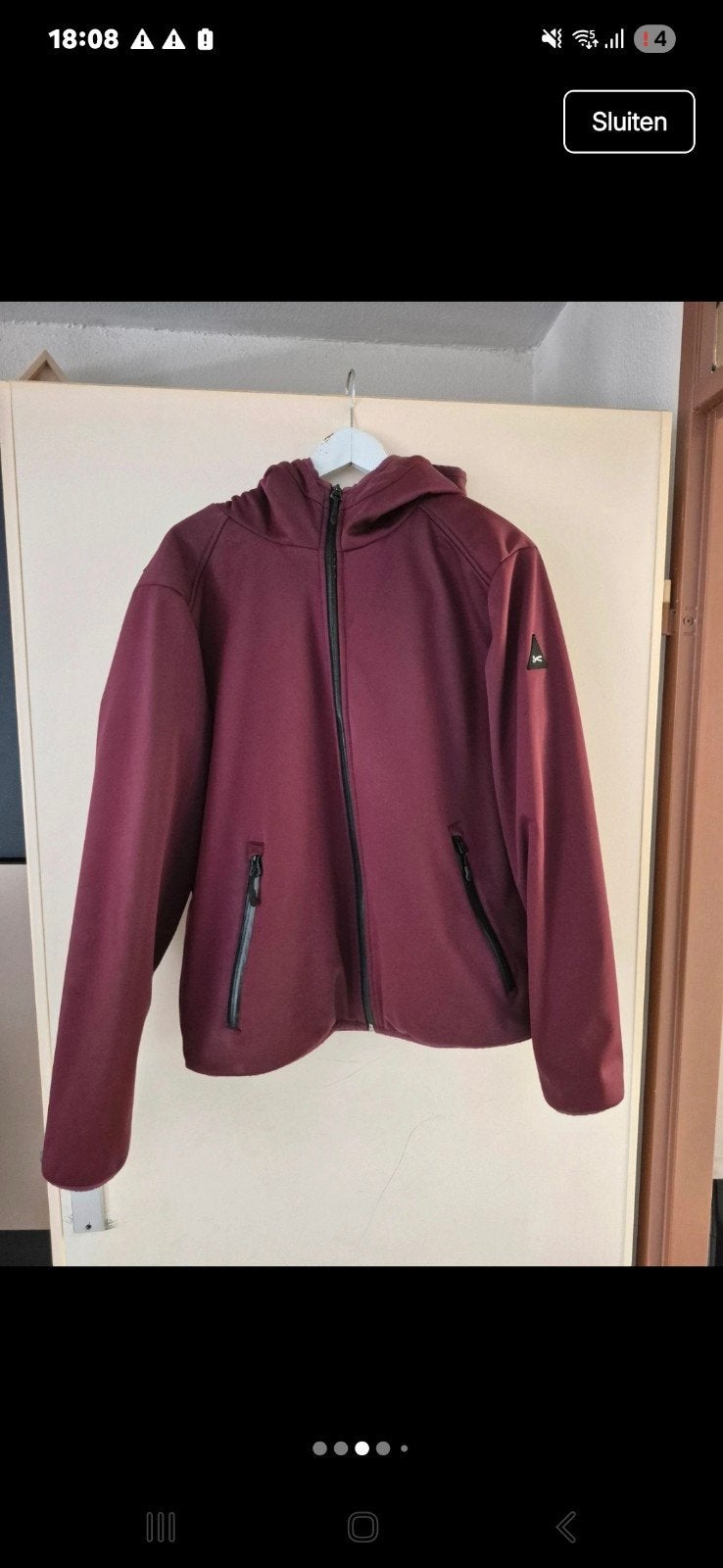 Denham softshell jas, Kleding | Heren, Jassen | Zomer, Gedragen, Rood, Ophalen of Verzenden