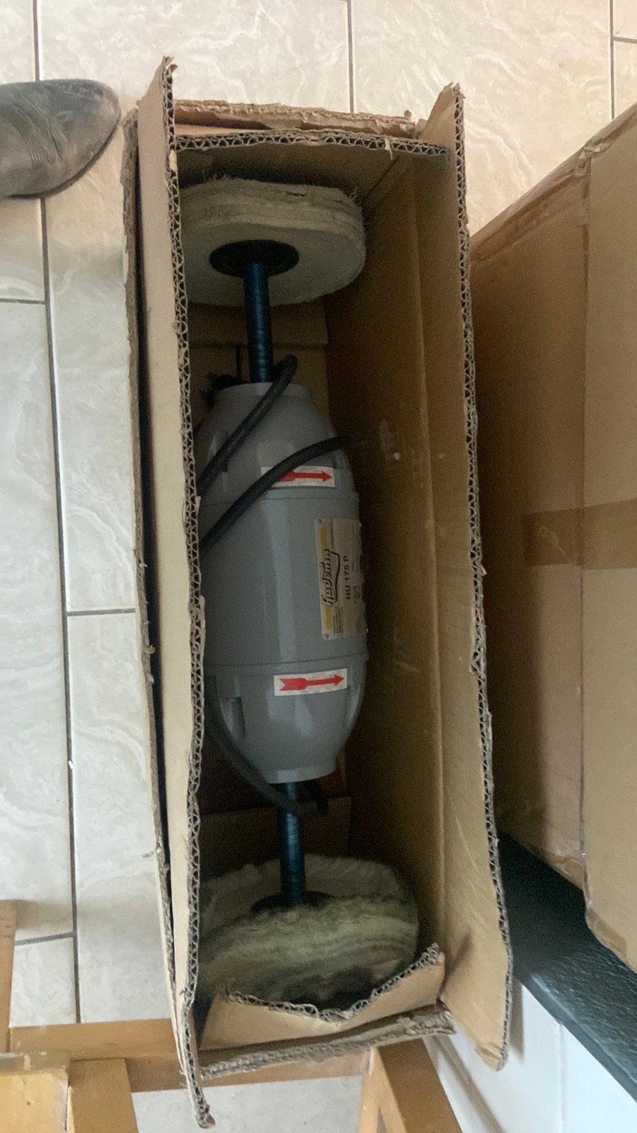 Huvema professionele polijstmachine HU 175 P  voor werkbank, Ophalen