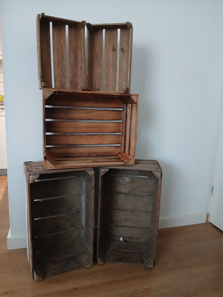Aardappelkistjes, Ophalen, Minder dan 50 cm, Gebruikt, 50 tot 100 cm