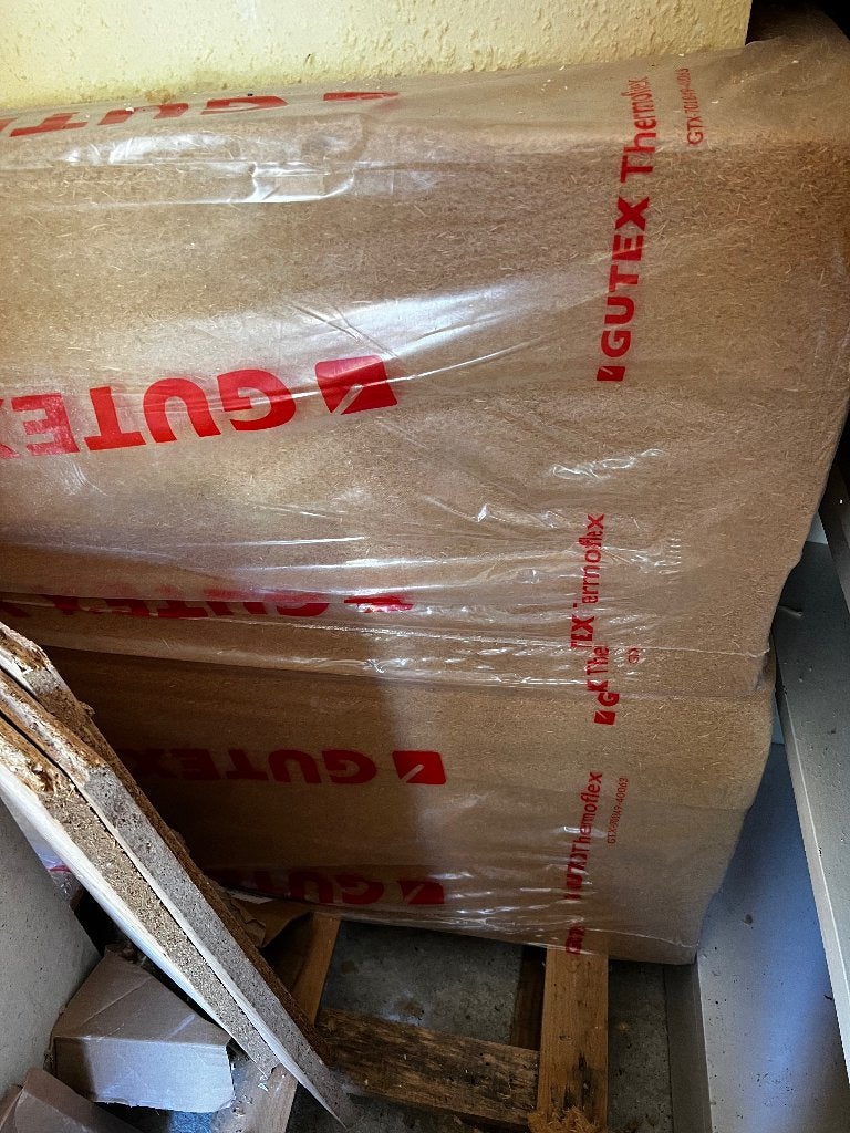 Houtvezel 160mm platen gutex, Doe-het-zelf en Verbouw, Isolatie en Afdichting, Ophalen, Overige materialen, 12 cm of meer, Nieuw