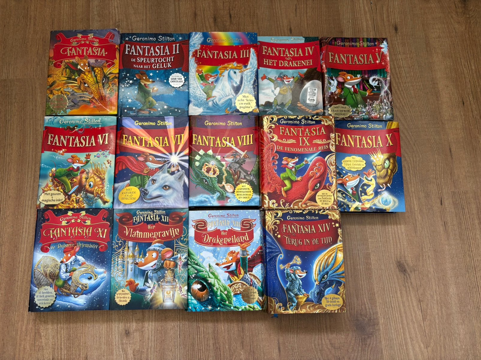 Geronimo Stilton Fantasia 1 t/m 7, Boeken, Ophalen, Zo goed als nieuw, Fictie algemeen