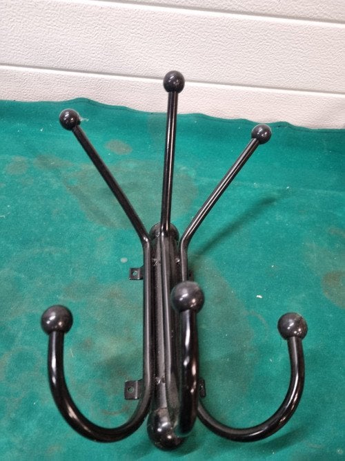 kapstok muur hanger zes haken zwart, Ophalen of Verzenden, 'T Olde Gre-j, Info@toldegrej.nl, Endepoelstraat 20f Didam
