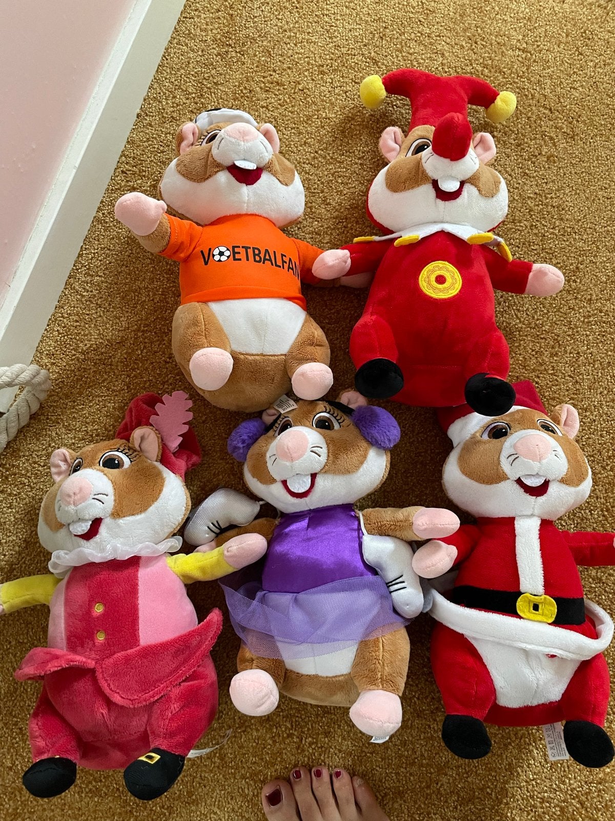 Ah hamsters knuffels, Overige merken, Overige karakters, Hamster, Ophalen of Verzenden