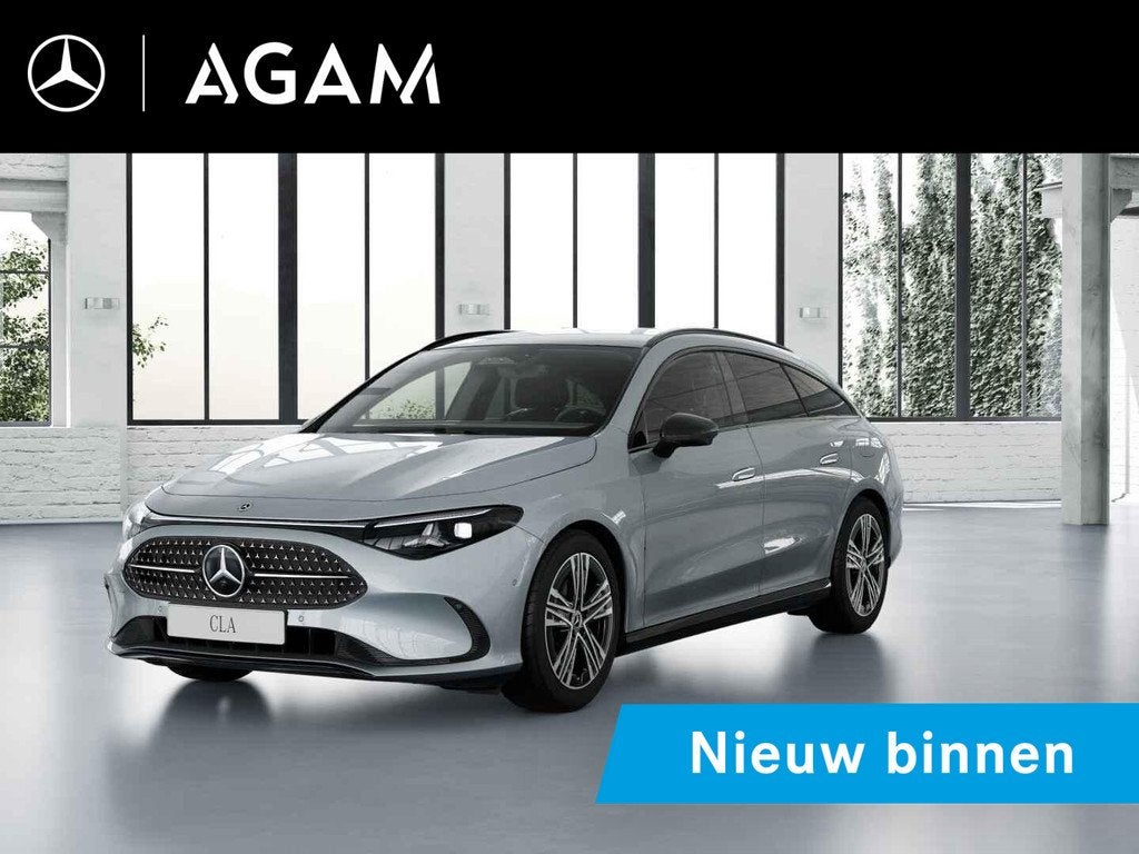 Mercedes-Benz CLA Shooting Brake 180 Business Solution, Auto's, Mercedes-Benz, CLA, 1800 kg, 4 cilinders, Zilver of Grijs