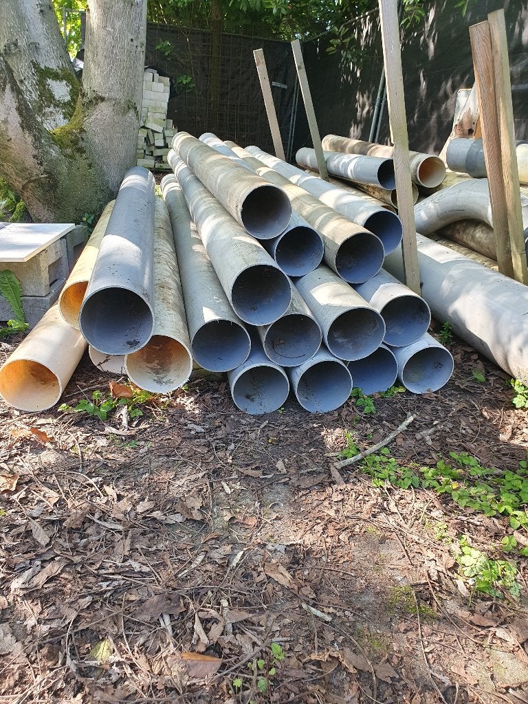 PVC buizen rond 160 mm, Ophalen, Gebruikt, Pvc, 2 tot 4 meter