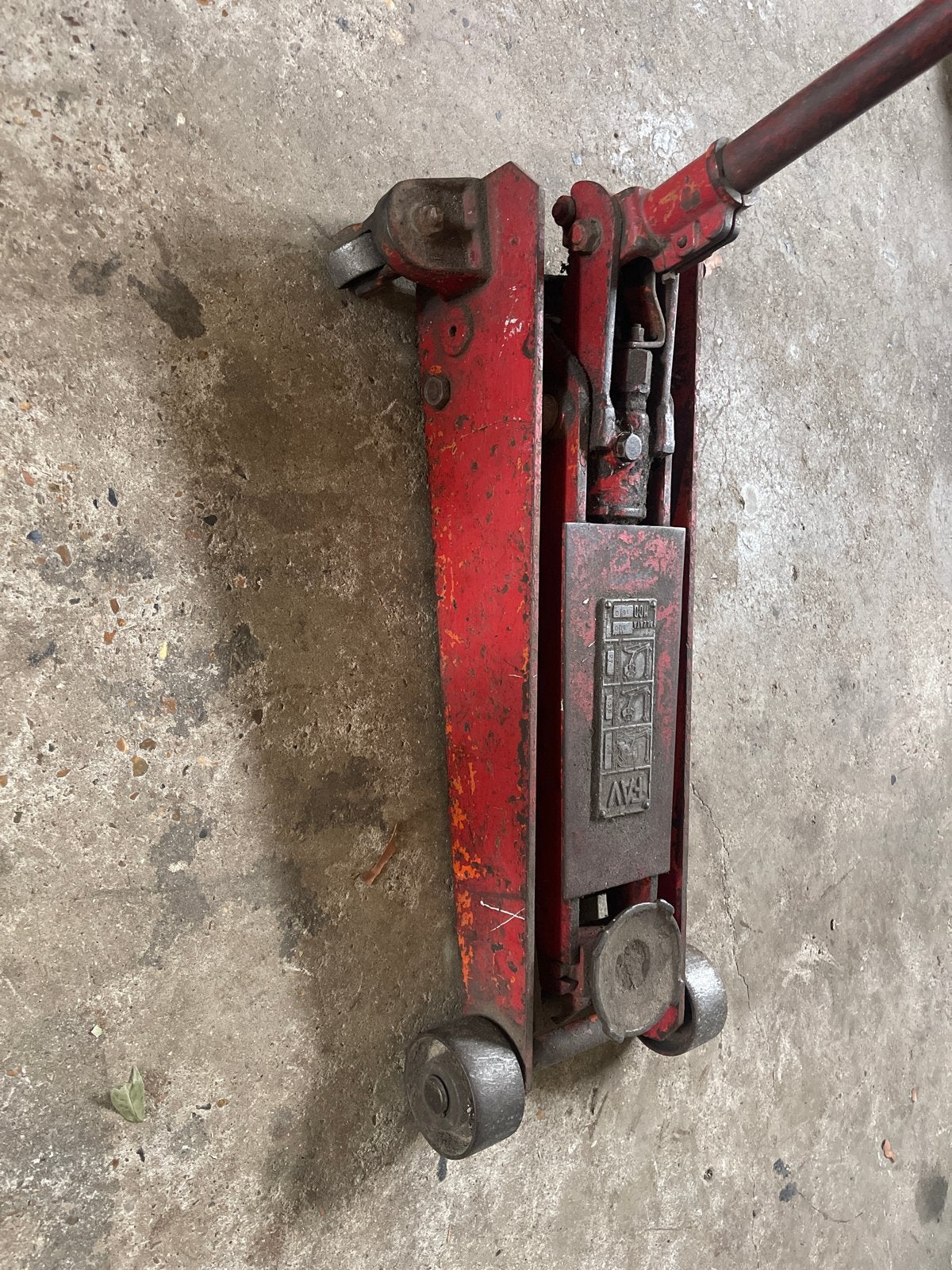 Zware uitvoering auto krik 5 T, Ophalen, Gebruikt, Hydraulisch, Garagekrik