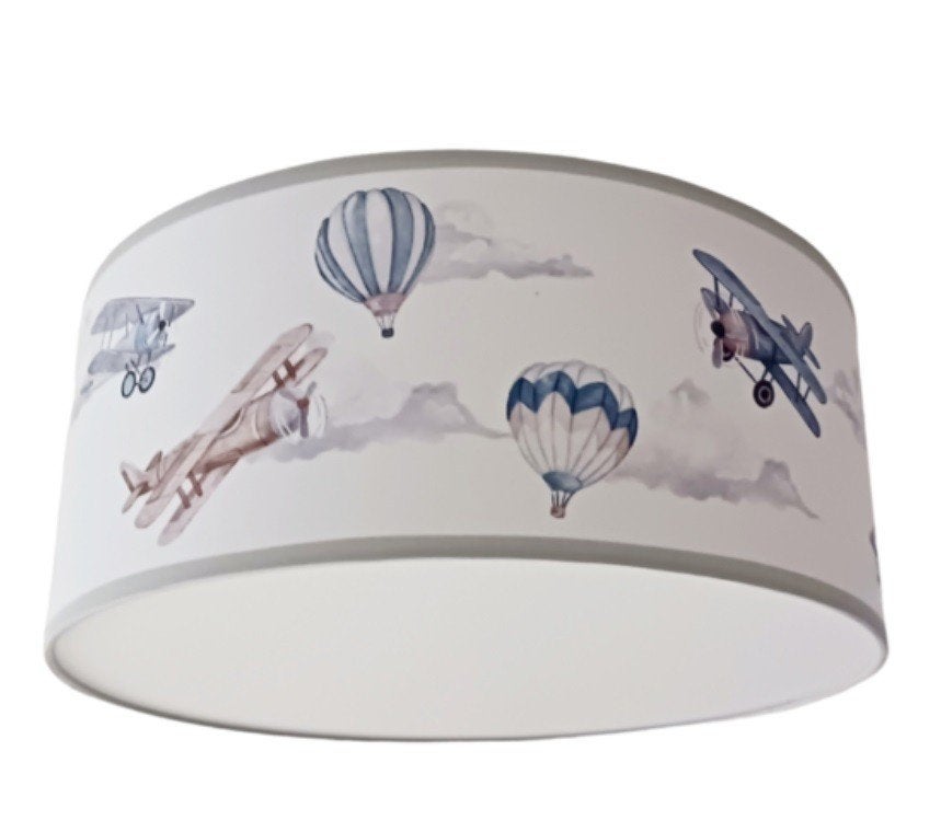 Plafondlamp Vliegtuigen Little Dreamzzz, Bi & Li Creaties, Nieuw, Ophalen of Verzenden, Bilicreaties@gmail.com
