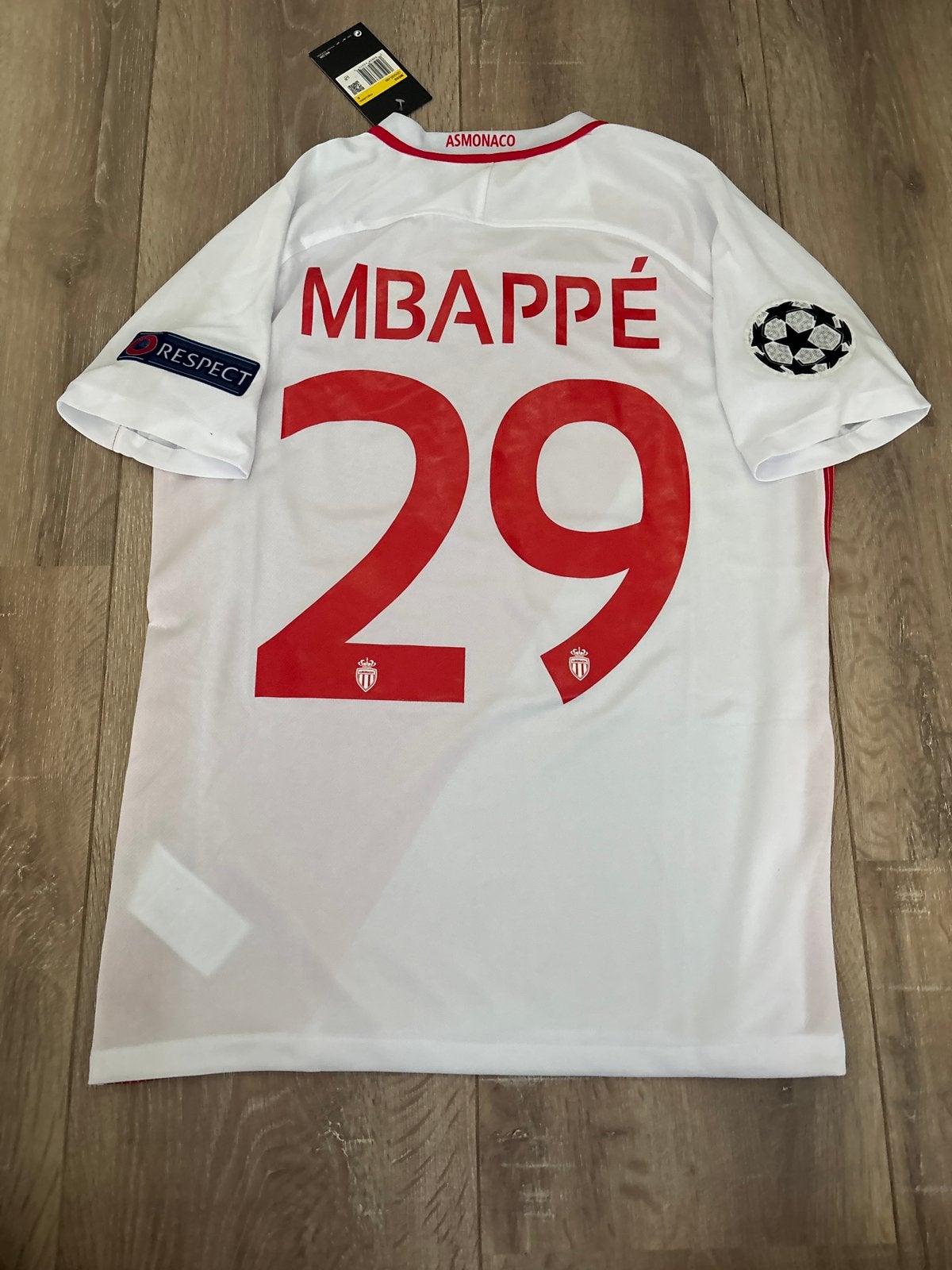 Mbappe #29 AS Monaco shirt maat S, Maat M, Ophalen of Verzenden, Zo goed als nieuw, Shirt