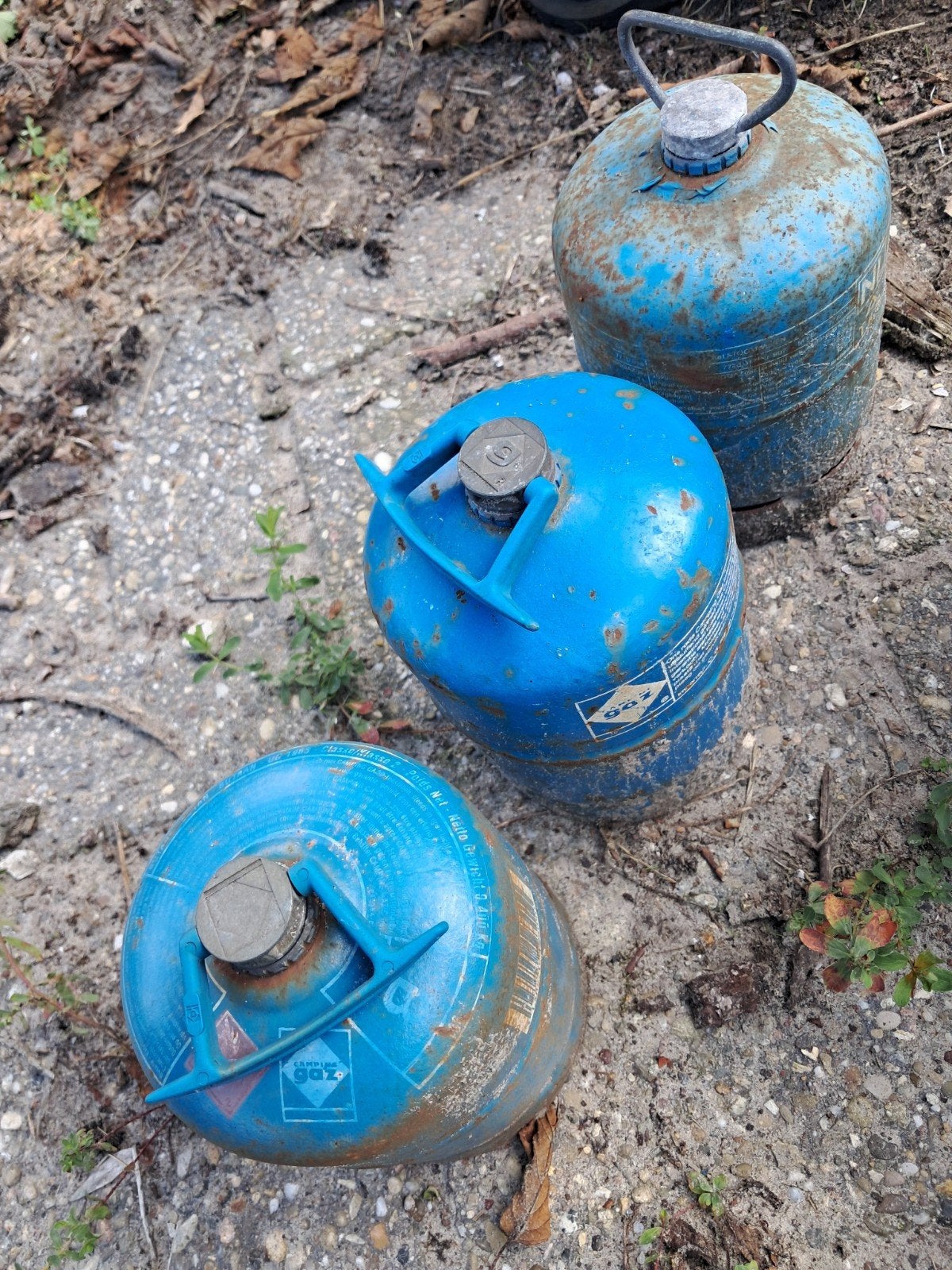 Lege Campingaz gasflessen 901 0,4kg, Caravans en Kamperen, Ophalen, Gebruikt