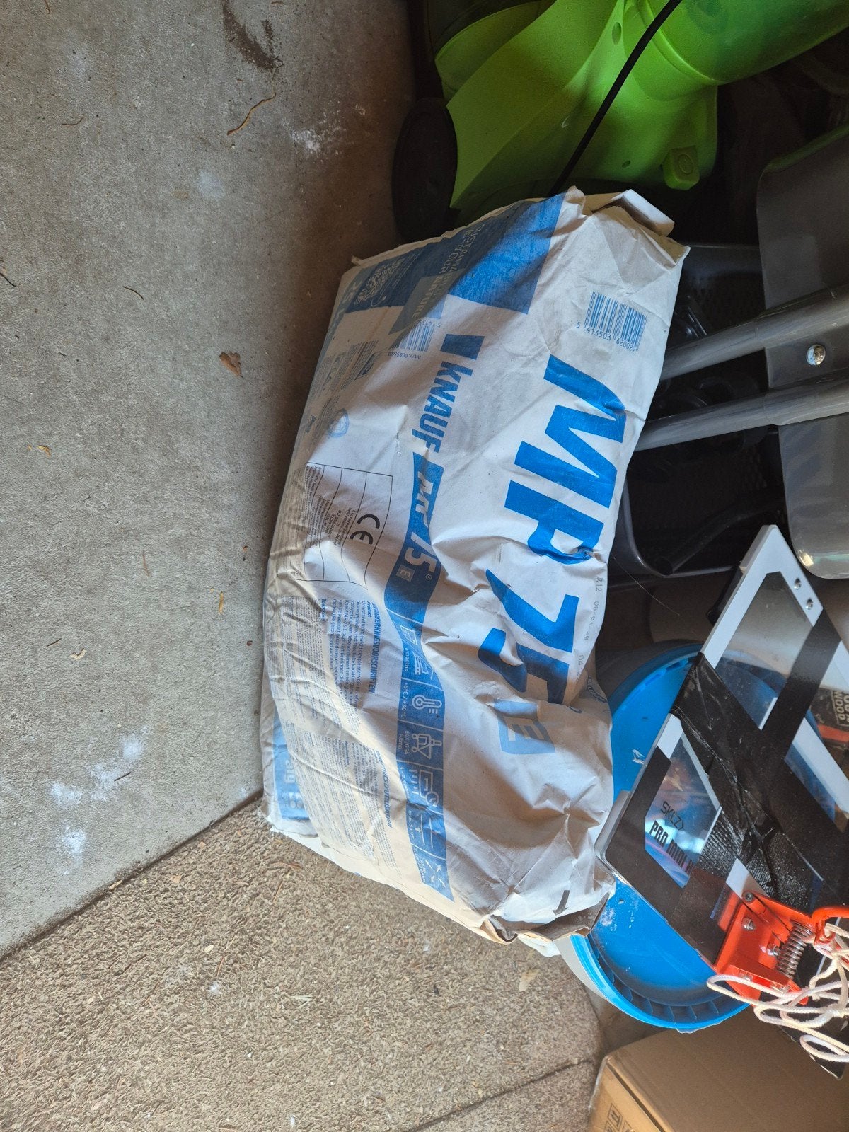 Knauf MP75 Spuitgips - 25 kg zak (gratis), Doe-het-zelf en Verbouw, Ophalen, Nieuw, Overige materialen, Overige typen