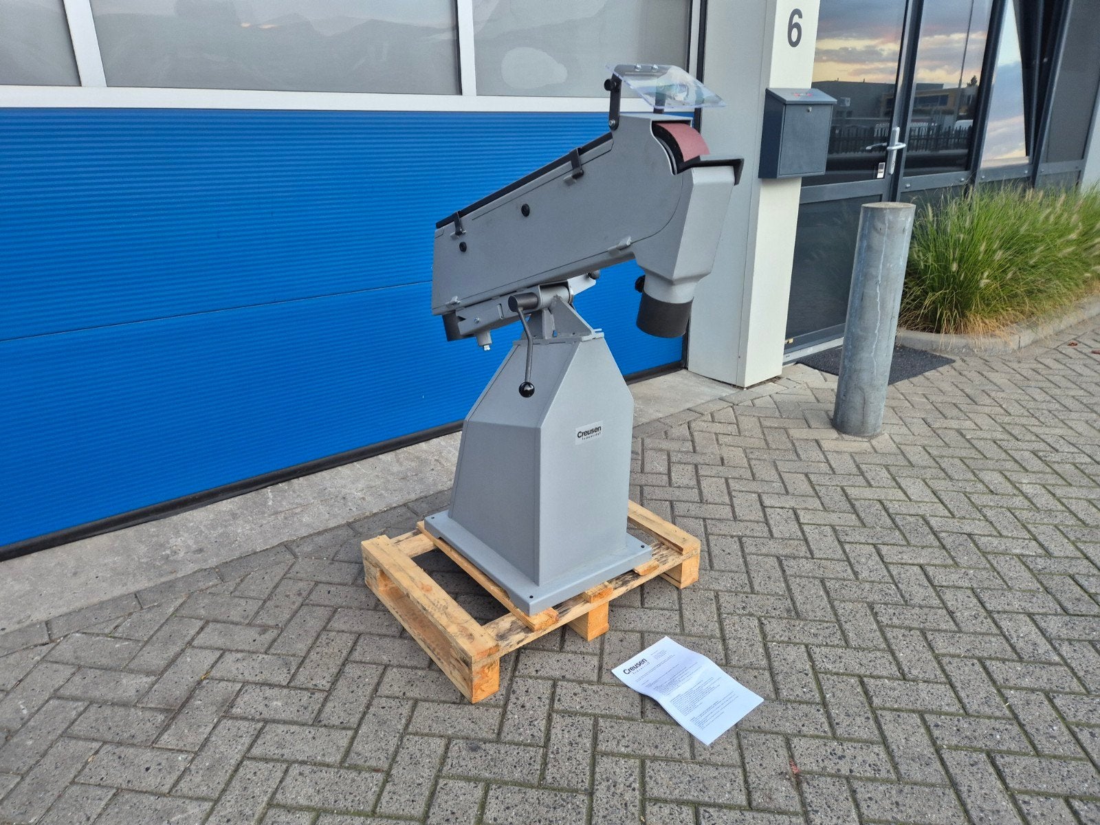 Creusen BS-75 Bandschuurmachine 75x2000 Bj.2016 Nieuwstaat!!, Creusen, Holland, Bandschuurmachine, Info@bolkmachinehandel.nl