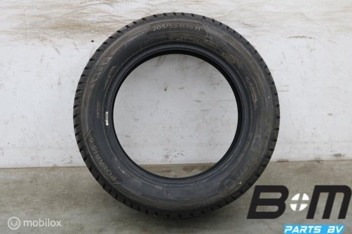 1 x 2055516 91H Barum Polaris 6 Winter DEMO 205 55 16, Gebruikt, Band(en)