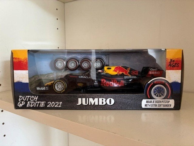 Max Verstappen Red Bull Racing modelauto 1:24 Bburago Jumbo, Ophalen, Nieuw, Auto, Bburago