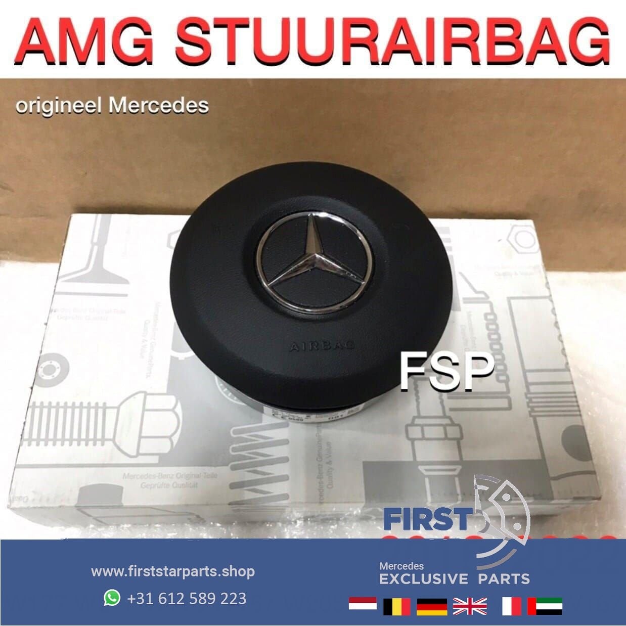 AMG STUUR AIRBAG W177 W247 X247 W118 FACELIFT W205 W213 W253, Auto-onderdelen, Gebruikt, -, Ophalen of Verzenden, -