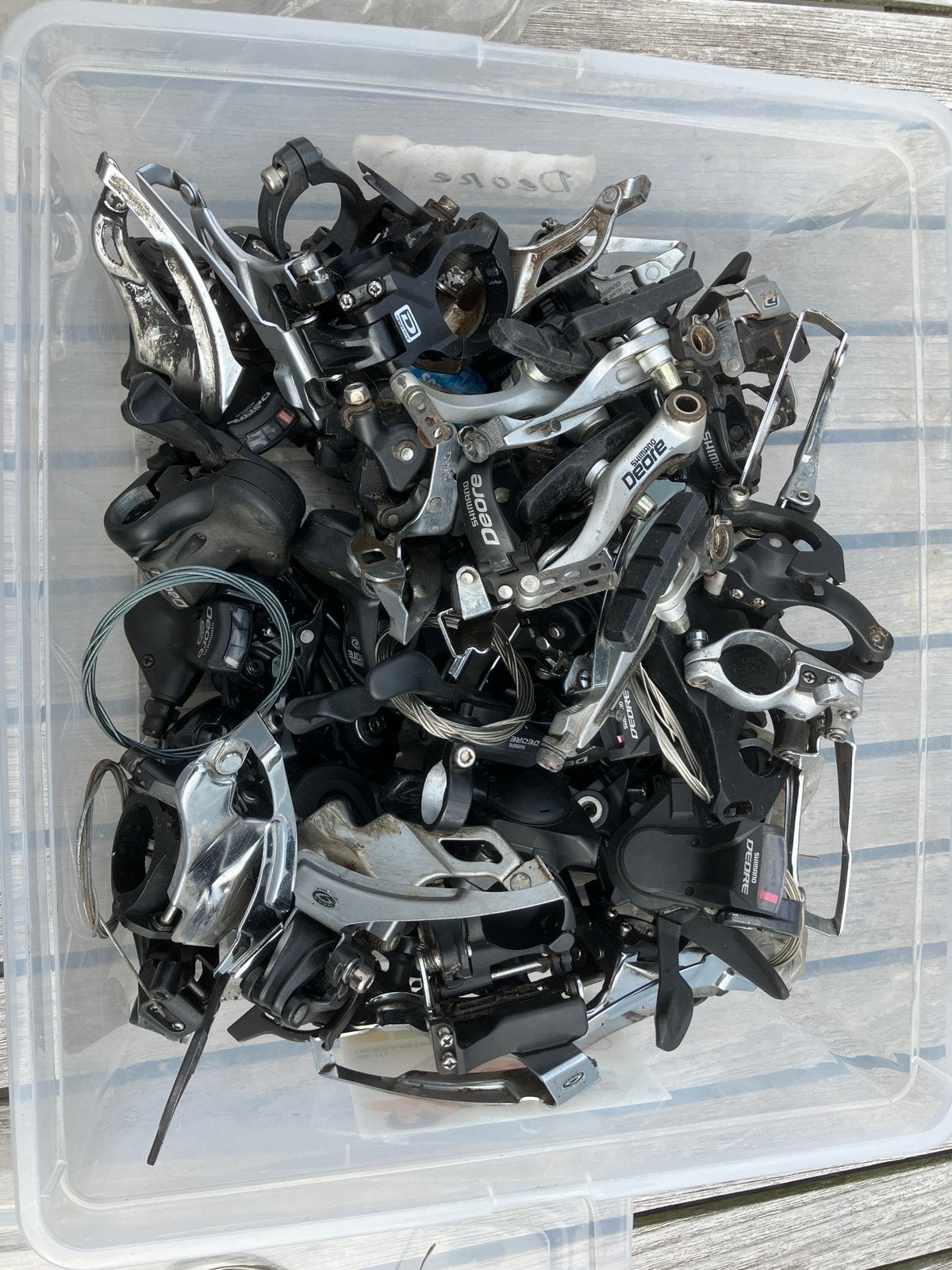 Shimano Deore 3x9 onderdelen, Fietsen en Brommers, Fietsonderdelen, Ophalen, Gebruikt, Overige typen
