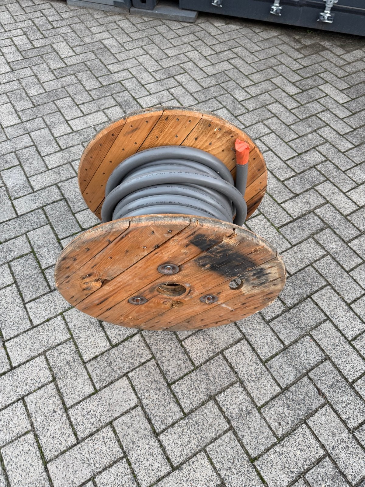 10m Vultflex AS Dca 5G 50 mm² kabel op haspel, Ophalen, Gebruikt, Kabel of Snoer