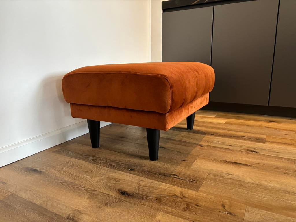 Sevn hocker Siem (kleur Copper) in zeer goede staat, Ophalen, Zo goed als nieuw, Rechthoekig, 50 tot 75 cm
